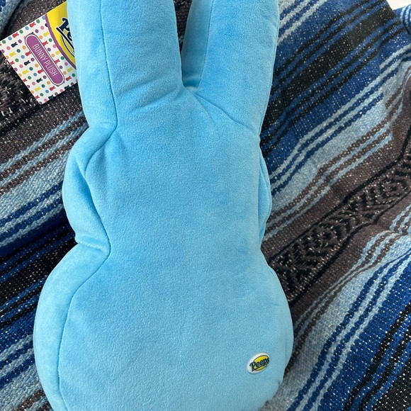 PEEPS Blue Bunny Easter Plush Pillow - Picture 2 of 2